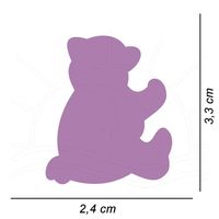 Furador Artesanal Toke e Crie - Gigante 1,5"" Urso perfil