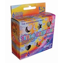 Tinta Confetti - 6 Cores