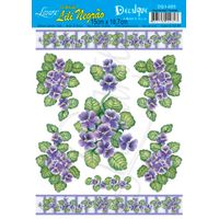 Decalque Lili Negrão 15 x 18,7cm Dq1 - 003