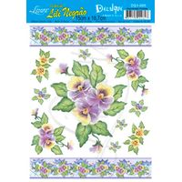 Decalque Lili Negrão 15 x 18,7cm Dq1 - 005