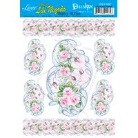 Decalque Lili Negrão 15 x 18,7cm Dq1 - 008