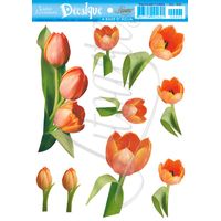 Decalque Litoarte DQ 15 x 19,1cm 002 - tulipa