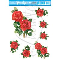 Decalque Litoarte DQ 15 x 19,1cm 003 - rosas