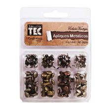Apliques Metálicos Coleção Vintage Toke e Crie - Sortidos