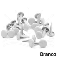 Apliques Metálicos Toke e Crie 6mm Branco