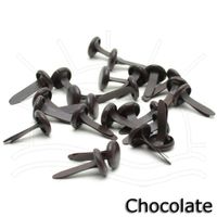 Apliques Metálicos Toke e Crie 6mm Chocolate