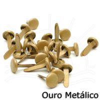 Apliques Metálicos Toke e Crie 6mm Ouro metálico