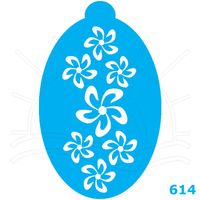 Stencil Jóia Oval - 10 x 15cm 614