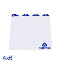 Índice para Fichário de Mesa 4x6"" Acrimet