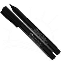 Marcador de CD/Retroprojetor Ponta Média Faber-Castell Preto
