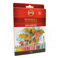 Lápis de Cor Aquarela Mondeluz - 36 Cores