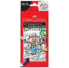 Lápis de Cor Doodle Faber-Castell - 12 Cores