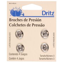 Colchete de Pressão Dritz nº3 Prata