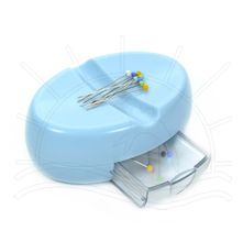 Suporte Magnético com Gaveta para Alfinetes Westpress Azul