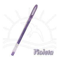 Caneta Gel Uni-Ball Signo - Metálica Noble Violeta