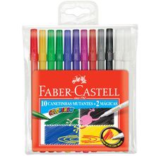 Canetinha Prestocolor Mutante Faber-Castell - 10 Cores + 2 Mágicas