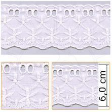 Passa Fita PP033 001 Branco - 6,0 cm