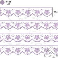 Bordado Marilda Mod. 01 Mini Lasynha 10 Metros - Multicolor 08 - lilás