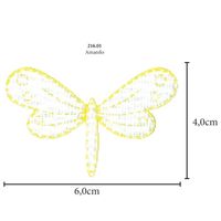 Aplicação Libélula Multicolor - 5 Unid. 216.01 - amarelo