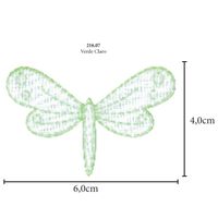 Aplicação Libélula Multicolor - 5 Unid. 216.07 - verde claro