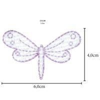 Aplicação Libélula Multicolor - 5 Unid. 216.08 - lilás