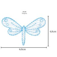 Aplicação Libélula Multicolor - 5 Unid. 216.26 - turquesa