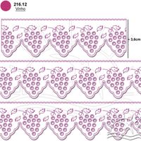Bordado Marilda Mod. 17 Uva - Cores 12 - vinho