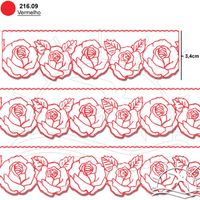 Bordado Marilda Mod. 39 Rosa - Cores 09 - vermelho