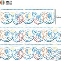 Bordado Marilda Mod. 39 Rosa - Cores 39 - multicolor