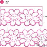 Bordado Marilda Mod. 58 Flowers - Cores 22 - pink