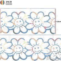 Bordado Marilda Mod. 58 Flowers - Cores 39 - multicolor