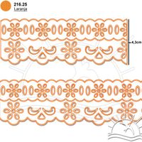Passa Fita Marilda Mod. 05 com Lasy 10 Metros – Multicolor 25 - laranja