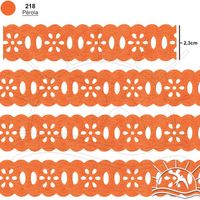 Passa Fita Marilda Mod. 02 Margarida 10 Metros - Cores
 225 - laranja