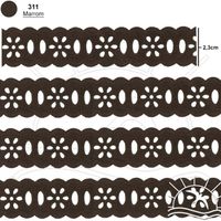 Passa Fita Marilda Mod. 02 Margarida 10 Metros - Cores
 311 - marrom