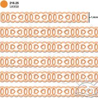 Passa Fita Marilda Mod. 00 Mini 10 Metros - Multicolor 25 - laranja