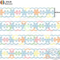 Passa Fita Marilda Mod. 02 Margarida 10 Metros - Multicolor
 39 - multicolor