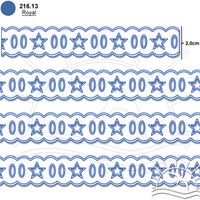 Passa Fita Marilda Mod. 13 com Estrela 10 Metros - Cores 13 - royal