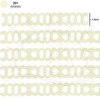 Passa Fita Marilda Mod. 00 Mini 10 Metros - Cores
 201 - amarelo