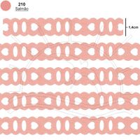 Passa Fita Marilda Mod. 00 Mini 10 Metros - Cores
 210 - salmão