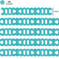 Passa Fita Marilda Mod. 00 Mini 10 Metros - Cores
 226 - turquesa