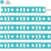 Passa Fita Marilda Mod. 00 Mini 10 Metros - Cores
 226 - turquesa