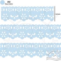 Passa Fita Marilda Mod. 05 com Lasy 10 Metros - Cores 202 - azul claro