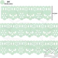 Passa Fita Marilda Mod. 05 com Lasy 10 Metros - Cores 207 - verde claro