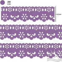 Passa Fita Marilda Mod. 05 com Lasy 10 Metros - Cores 208 - lilás