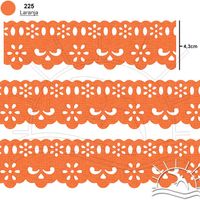 Passa Fita Marilda Mod. 05 com Lasy 10 Metros - Cores 225 - laranja