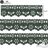 Passa Fita Marilda Mod. 05 com Lasy 10 Metros - Cores 306 - verde pinho