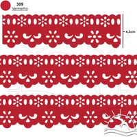 Passa Fita Marilda Mod. 05 com Lasy 10 Metros - Cores 309 - vermelho