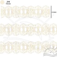 Passa Fita Marilda Mod. 34 Crochê 10 Metros - Cores 218 - pérola