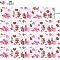 Passa Fita Marilda Mod. 92 Estampado - 10 Metros 0946 - cupcake