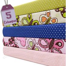Kit de Tecido Borboletas (30x70) 5 Estampas